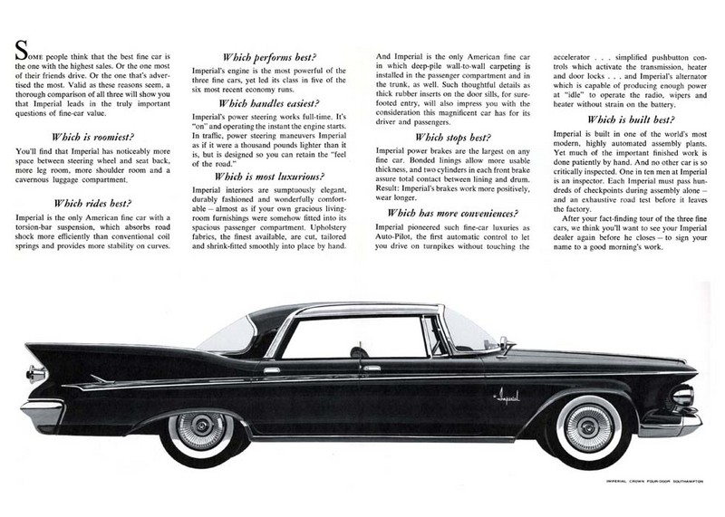 1961 Chrysler Imperial Introduction Page 1